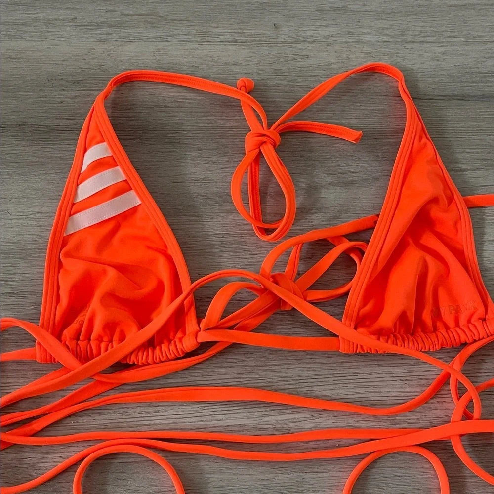 Adidas x Ivy Park Orange Sexy Bikini Set Size Medium